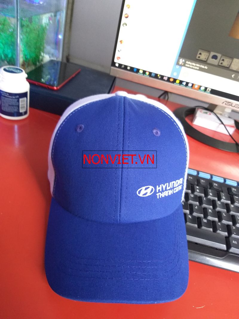 May Nón đồng phục hãng xe Huyndai Thành Công